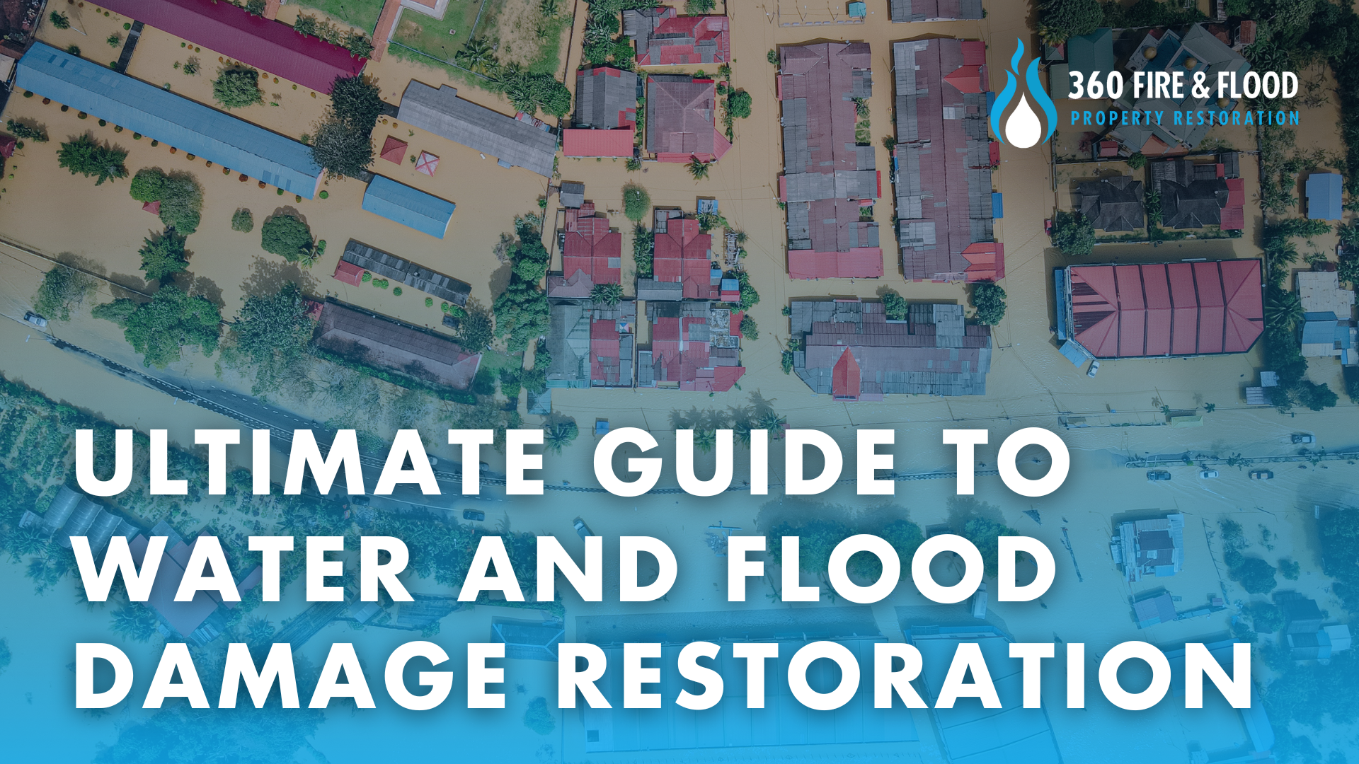 Severe flooding caused by water intrusion, highlighting the need for professional water and flood damage restoration services