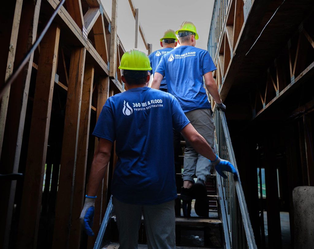 360 Fire & Flood home restoration crew